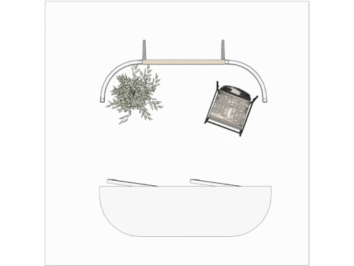 counter11 curved l box hybrid booth